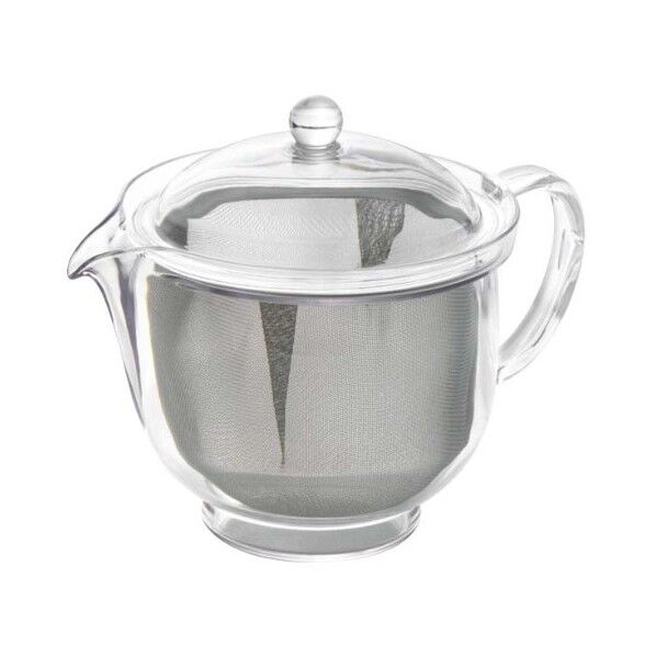 クリアティーポットL 480mL ステンレスメッシュ TW-3722 4925510 63-7171-10 1点