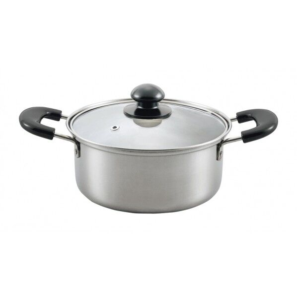 グリンディ 両手鍋 18cm 蓋付