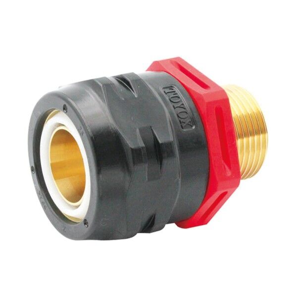 トヨックス トヨコネクタ TC3-PB型 適合ホース9ミリ 継手規格R3/8 TC3-PB9-R3/8 1点...