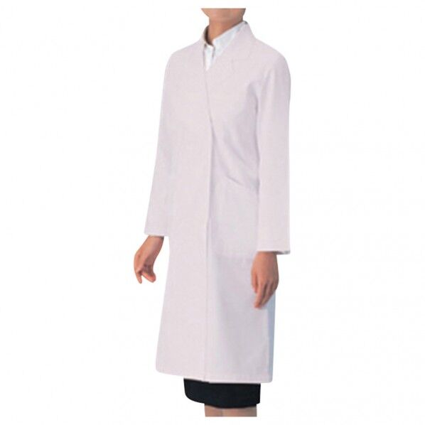 カラーラボコート(女性用) ピンク 71-075 L 1-9193-09 1点