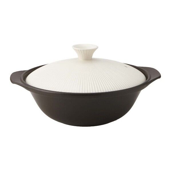 サーマテック 直火土鍋 TDF04 6972340 アイボリー 6.5号 63-7203-01 1点