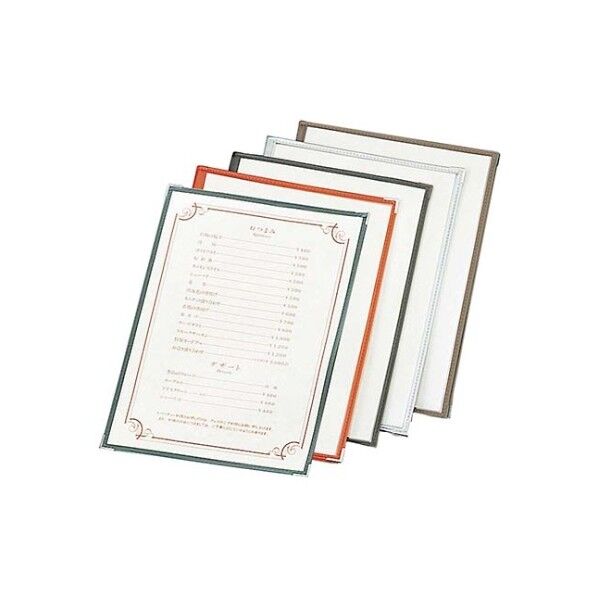 えいむ クリアテーピング メニューブック TA-44 6916500 レッド 61-6843-52 1点