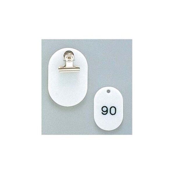 クロークチケット KF968 51~100 6836900 白 61-6861-61 1点