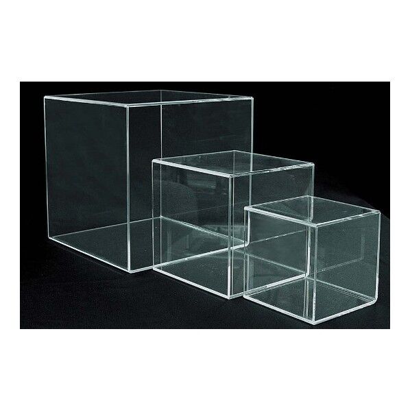 アクリルBOX サイコロトーメー 4面体 51769-1 5676310 小小 63-7152-90 1点