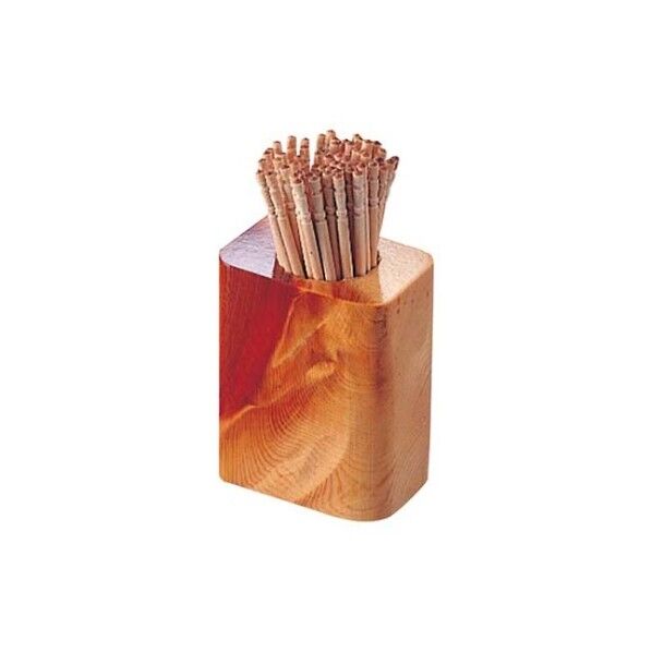 ひのき 節付 ようじ立 37-160 5661200 61-7986-52 1点