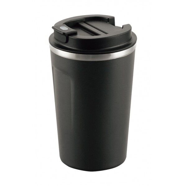 カクセー ココカフェ タンブラー 400ml チャコール CC-40C 1個