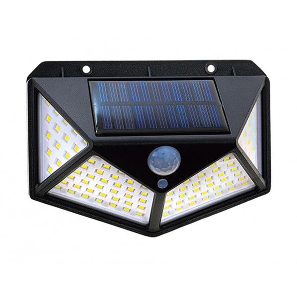 100LEDソーラーセンサーライト