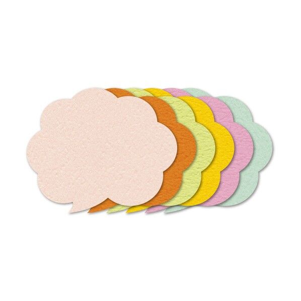 ササガワ POP ぷちカード フキダシ 小 1607011 16-7011 18枚...