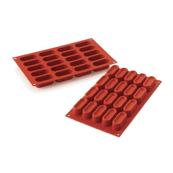 シリコマート シリコンフレックス ミニデザートオーバル(20ヶ取)SF179 558210 63-7144-52 1点