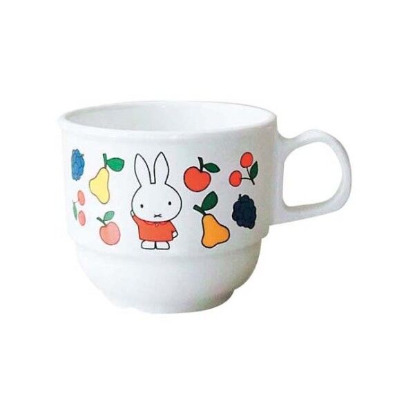 メラミン 子供食器 ミッフィーフルーツシリーズ マグカップ M-1335FR 5451930 61-6838-61 1点