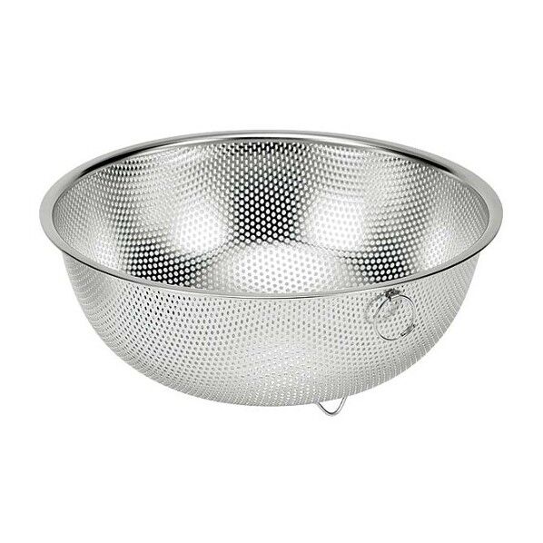 シェフズボール ステンレス足付パンチングボール(リング付)27cm PCB-27 5445090 63-7120-80 1点