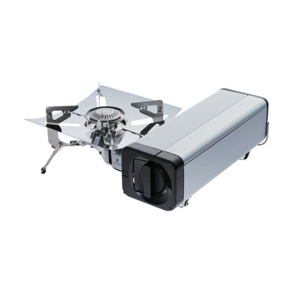 折りたたみ式カセットこんろ フォールディングキャンプストーブ シルバー FW-FS01-SL 1点