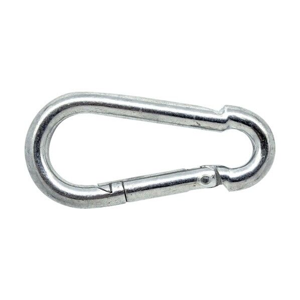 鉄 ユニクロ スプリングフック 8mm 参考使用荷重70kg IAH80 ばね座金（スプリングワッシャー） 1個