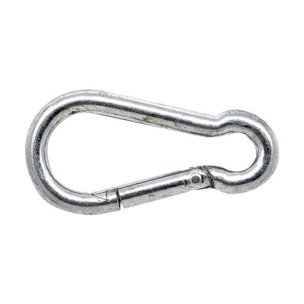 鉄 ユニクロ スプリングフック 6mm 参考使用荷重50kg IAH60 ばね座金(スプリングワッシャー) 1個