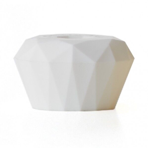 倒レテモコボレナイ一輪挿シ BOTTLY TOP bijou(ボトリー トップ ビジュー) WHITE MOON(ホワイトムーン)白 1個