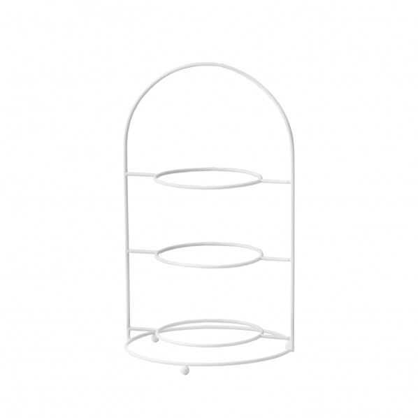 high tea stand 3tiers WHITE/550-100-100 1個