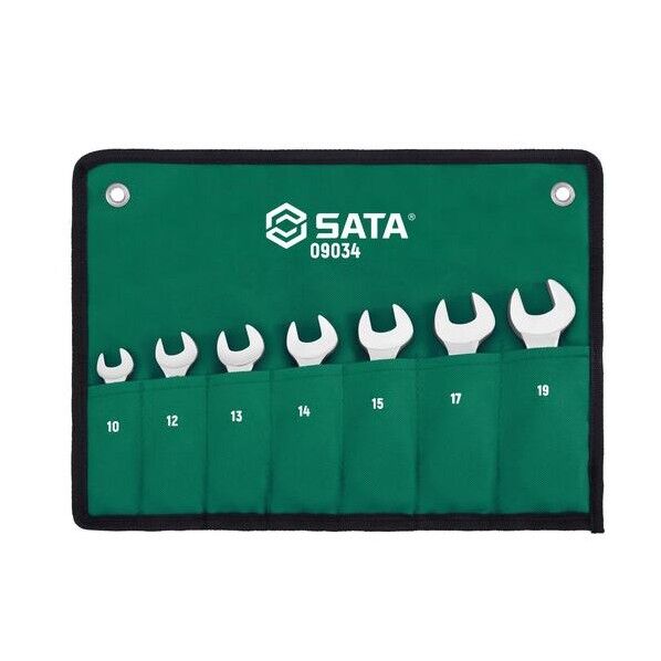 SATA ショートコンビネーションラチェットレンチセット（7点） 09034 1S