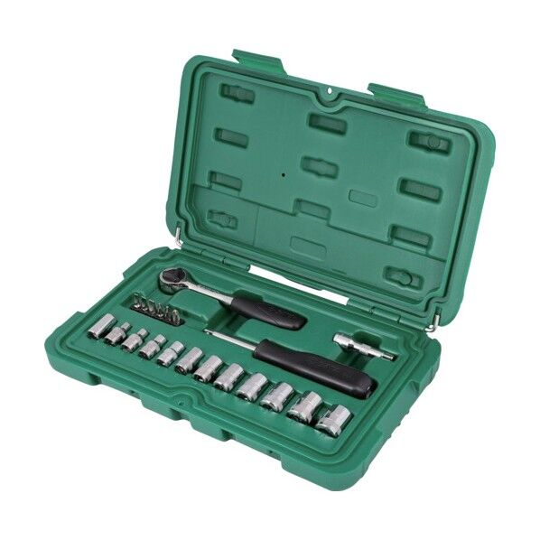 SATA 6角ソケットレンチセット 差込角6．35mm（21点） 09521 1S