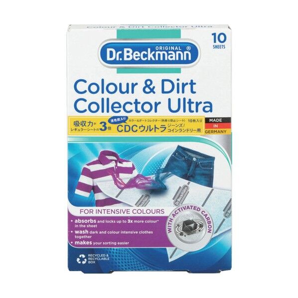 カラー&ダートコレクター ウルトラ 色移り防止シート ジーンズ/コインランドリー用