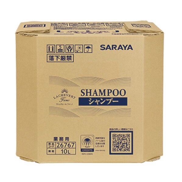 サラヤ L・Vファーノシャンプー10LBIB18 26767 1個...