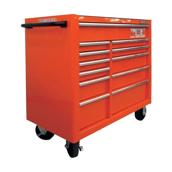 バーコ（BAHCO) 複合2列12段引き出し ロールキャブ ブルー ラバートップ 1475KXL12PCM 1点...