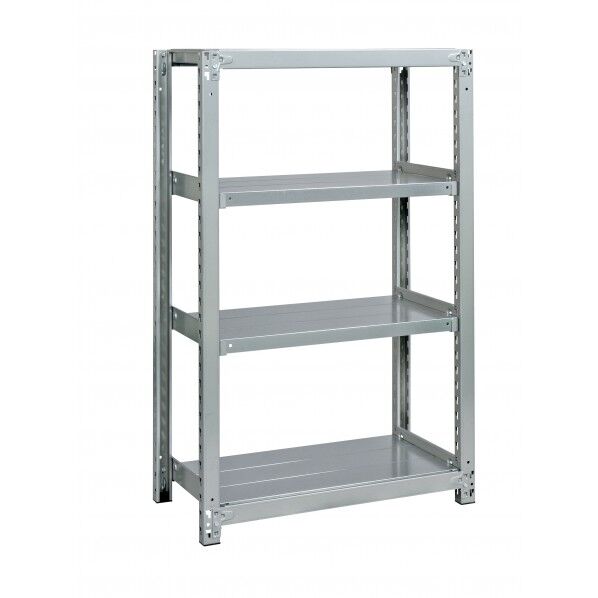 高耐食性めっき中量棚(300kg/段・単体・4段) W1200×D780×H1800 MB-1744 1台