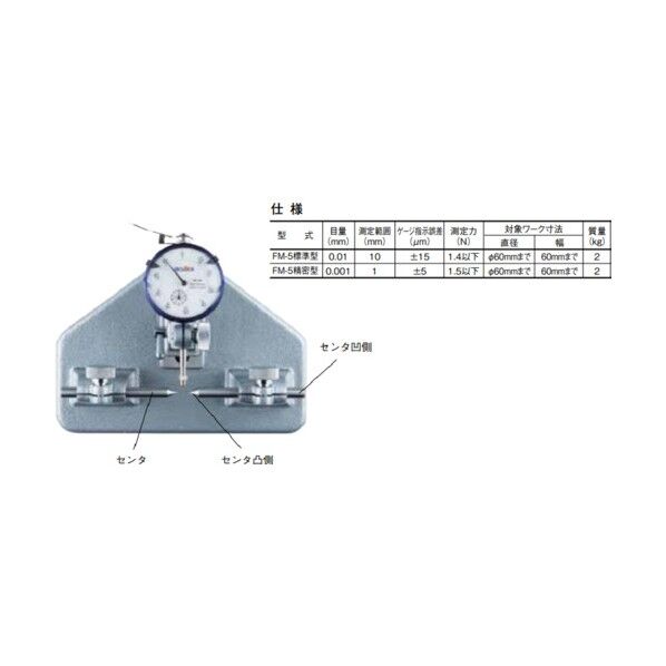 小形偏心測定器 FM-5 SEIMITSUGATA 1点