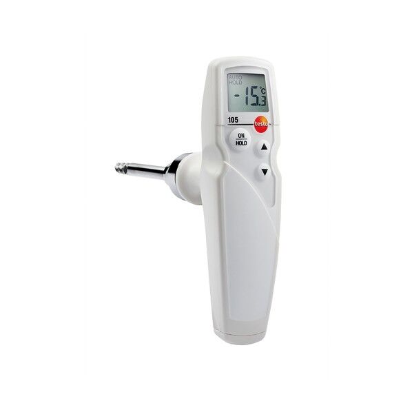 テストー 食品用中心温度計 testo 105 温度計 冷凍食品用プローブ付き 0563 1054 1台