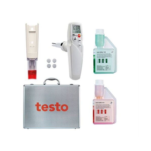 テストー pH計 testo 205 pH計 セット 0563 2052 1台...