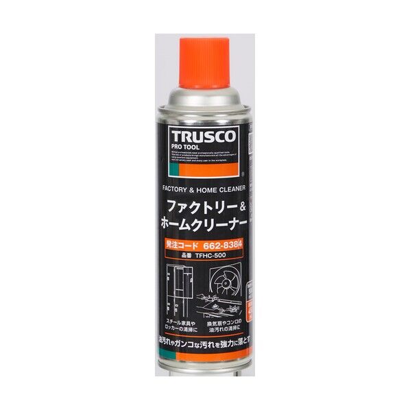 TRUSCO ファクトリー&ホームクリーナー 500ml TFHC-500 1本