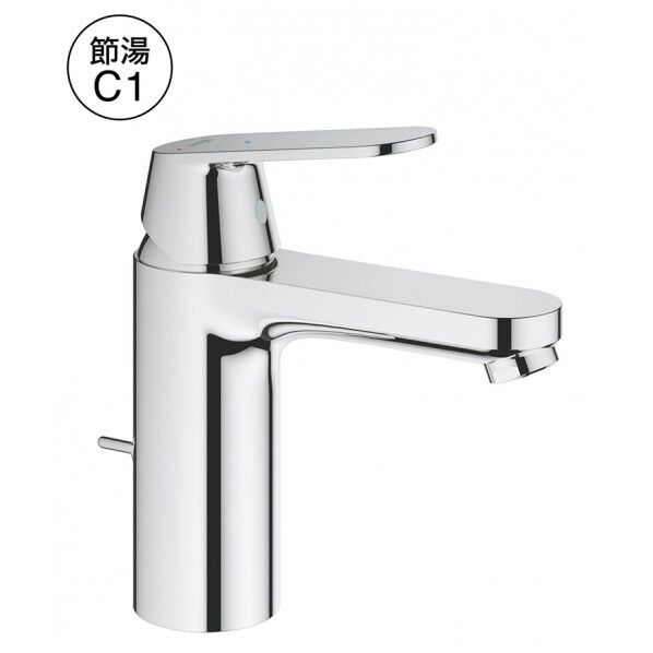 ユーロスマートCシングル洗面混合栓M (引棒付.CS)