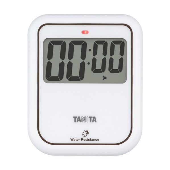 タニタ 非接触タイマー 洗えるタイプ ホワイト TD-422WH 1個