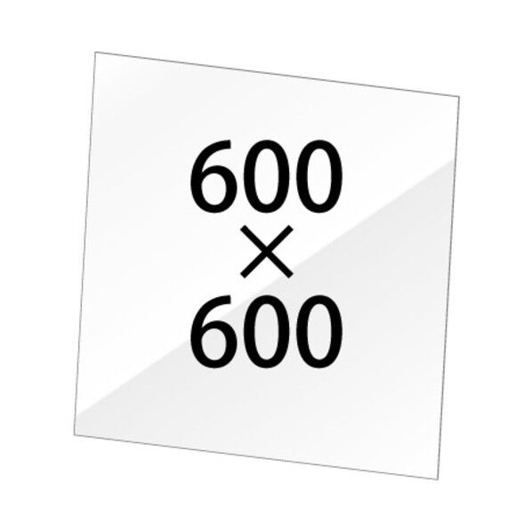 常磐精工 VASK用ホワイトボード3MM厚 600×600 VASKOPWB600X600 1点