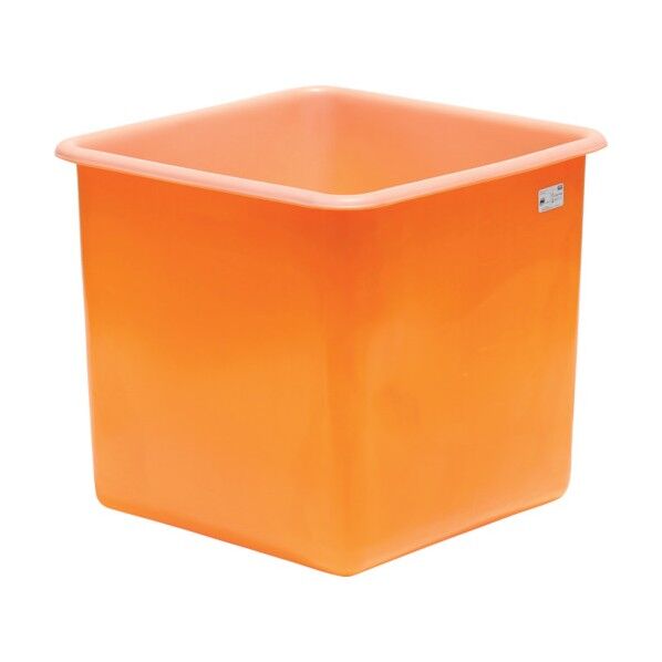 【車上渡し】K型大型容器420L オレンジ 820×820×760mm K-420 1個