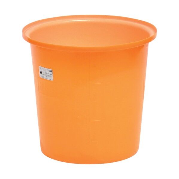 M型丸型容器60L オレンジ 535×490mm M-60 1台