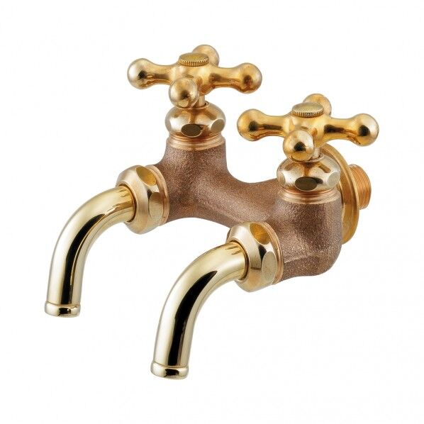 双口ホーム水栓 レトロ 705-016-CU 1個