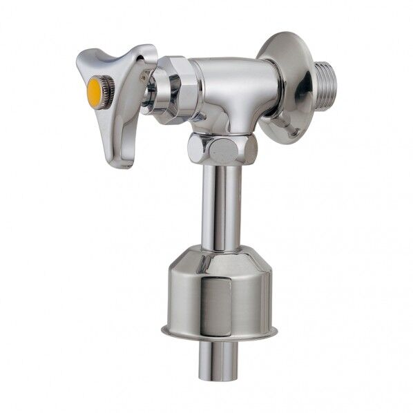 小便器洗浄水栓(凍結防止つき)