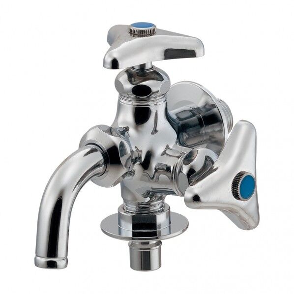 カクダイ 洗濯機用双口水栓 704-121-13 1個...