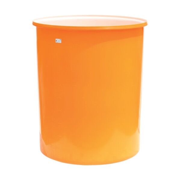 M型丸型容器2000L オレンジ M-2000 1個