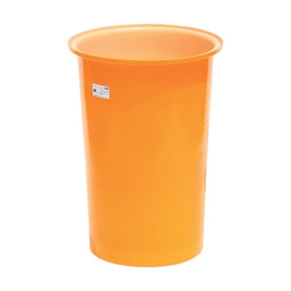 M型丸型容器130L オレンジ 570×795mm M-130 1個