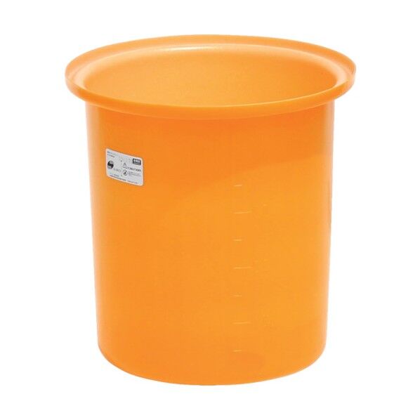 M型丸型容器45L オレンジ 455×465mm M-45 1個