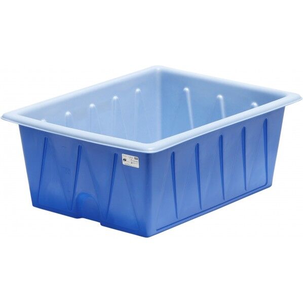 【車上渡し】KL型角型容器(発泡三重層)200L ブルー KL200 1個