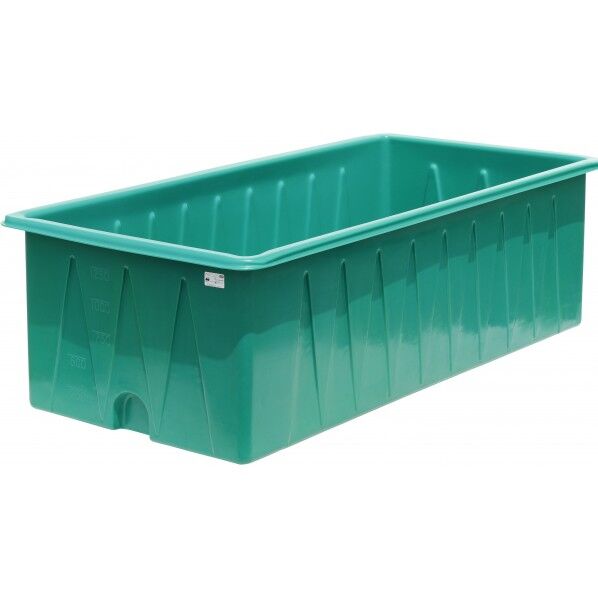 【車上渡し】SK型 角型特殊容器1500L グリーン SK1500 1個