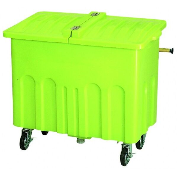 ゴミ回収カート エコカートP700蓋付 ●本体寸法(蓋なし)(mm):幅1365×奥行665×高さ1040(バー(mm):幅1574・高さ685)
●蓋寸法(mm):幅1443×奥行710×高さ80 ライトグリーン P700+P700F 1台...