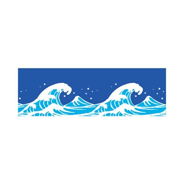トレード 年間タイトルポップ ビニール幕 波ノイラスト 600mm×50m巻 PA8-0239 6300053443 1巻...