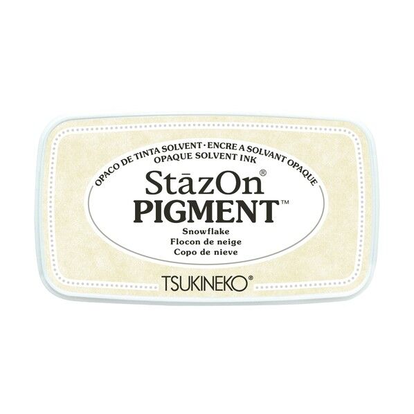 インクパッド ステイズオン ピグメント スノーフレーク SZ-PIG-001 1点...