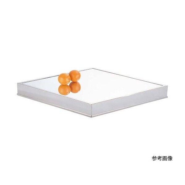 UK 18-8 菱型 ミラープレート(アクリル)無地 7642601 63-7169-19 1点