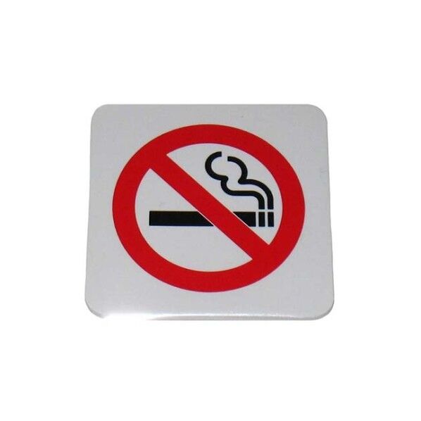 えいむ 禁煙プレート(片面)白 IP-53 50×50 7632600 61-6849-96 1点