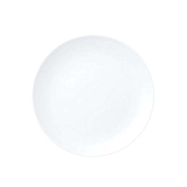 おぎそチャイナ ミート皿 21cm 3282 ホワイト 7628480 63-7193-88 1点