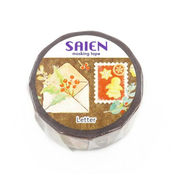 カミイソ産商 SAIEN masking tape Letter X'mas UR-4069 1個